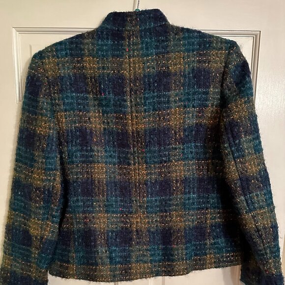 Jones New York Wool Mohair woven Dress Jacket size 8 - Picture 2 of 10